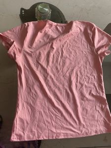 Pink Casual T-Shirt