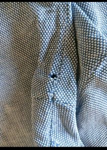 Branded Blue Patterned Polo T-Shirt