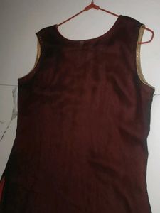 Stunning dark brown kurti
