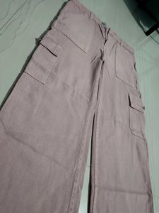 Pink Cargo Pants