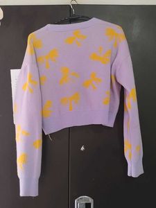 Lavender &amp; Yellow Cardigan