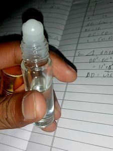 CHOCOLATE MUSK Clear Glass Roll-On Attar Bottle