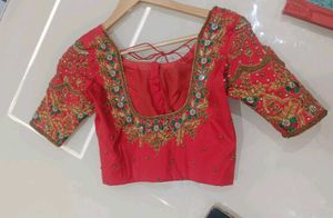 Magam worked Bridal Blouse