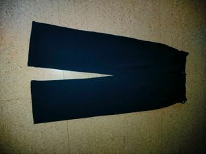 High Waist Regular Fit green Pant