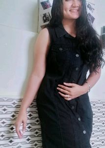 Price Dropped Denim Jacket Dress