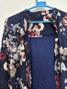 Floral Print Jacket/Shrug