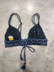 Boho Bikini Tie Up Top.