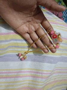 Pink &amp; Pearl Bracelet