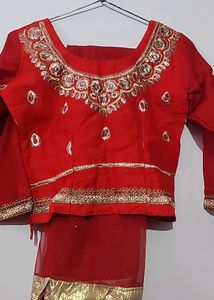 Lehnga Choli With Net Dupatta