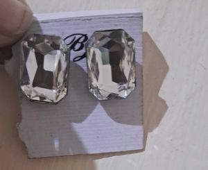 Vintage Rhinestone Cufflinks (Combo) 2 Earing