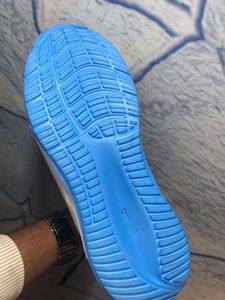 Stylish Black &amp; Blue Sports Shoes