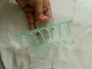 Korean Transparent Frosted Clutcher Hair Claw Clip