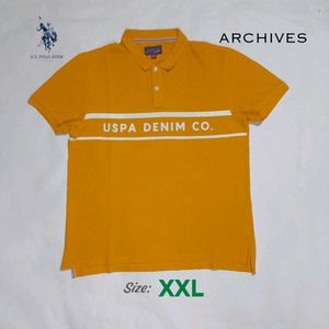U.S POLO ASSN Orange T-shirt
