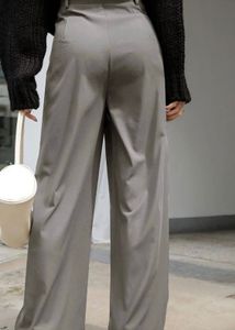 Wide Leg Korean Pleated Trousers