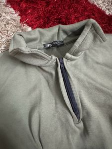 H&amp;m Fitted collared crop top