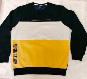 Stylish Color Block Sweatshirt