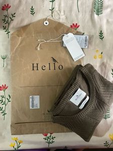 Mr Bowerbird Men Heritage Brown Pullover