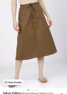 Brown Skirt from myntra