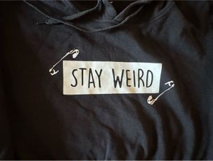 Black Crop Hoodie