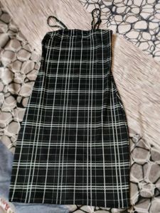 Plaid Bodycon Mini Dress