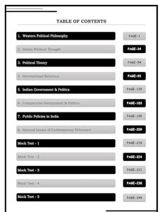 CUET (PG) Political Science