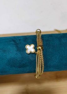 Clover Charm Gold Bracelet