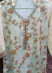 Elegant Embroidered Suit Set