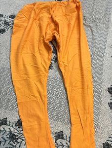 Orange Embroidered Kurta Set