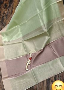 Elegant Green &amp; Gold Saree