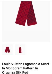 Authentic Louis Vuitton Logomania Scarf