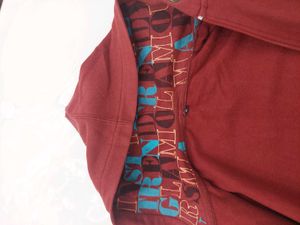 Printed Hoodie Jacket