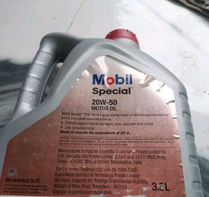 NEW MOBIL SPECIAL Motor Oil