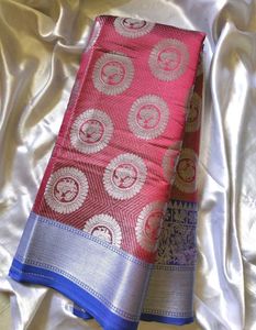 💥🆕️ Elegant Zari Saree With Peacock Buttas