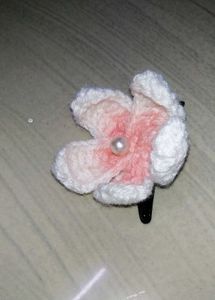 Crochet Flower Hair Clip🌼✨