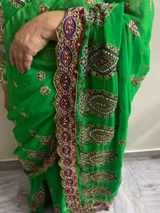 Green Saree