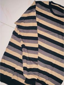 Striped Knit Sweater