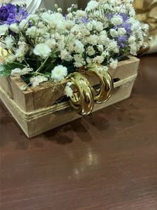 Chunky Gold Hoop Earrings