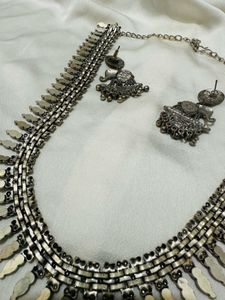 Oxidized Necklace Set
