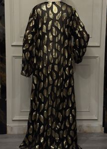 Sequin Embellished Black Sheer Shrug