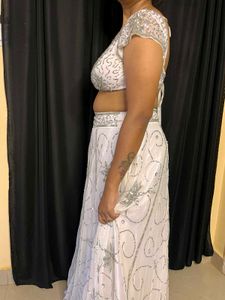 Net White Choli