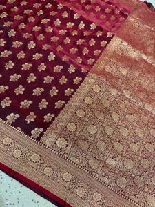 Banarsi Silk Buta All over Zari