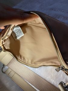 H&amp;M Divided Satin Beige Shoulder Bag