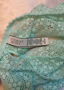 Mint Lace Thong with Bow Detail