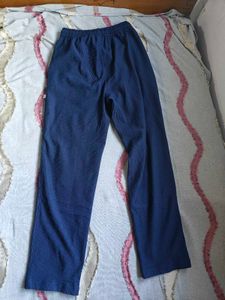 Blue Casual Track Pants