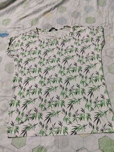Leaf Print T-Shirt