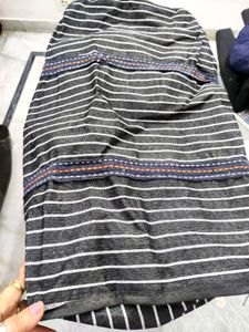 Striped Tote Storage Bag 🛍️ Big ✅ Size