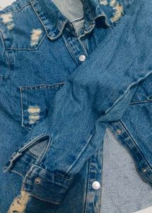 Distressed Denim jacket