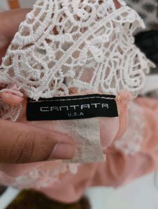 Peach Coloured Party Top From USA