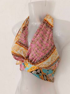 MANDALA PRINT CROP TOP