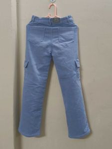 Light Blue Cargo Pants